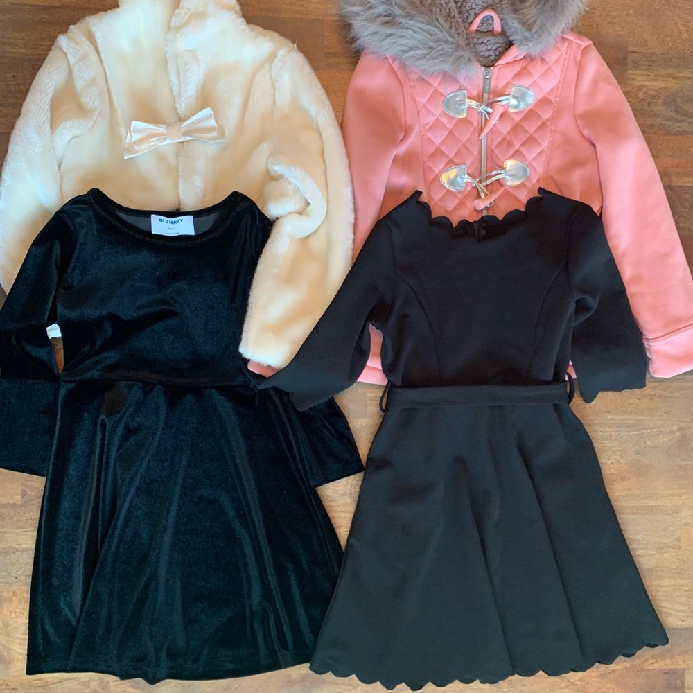 Girls Winter Dress Lot Size 6